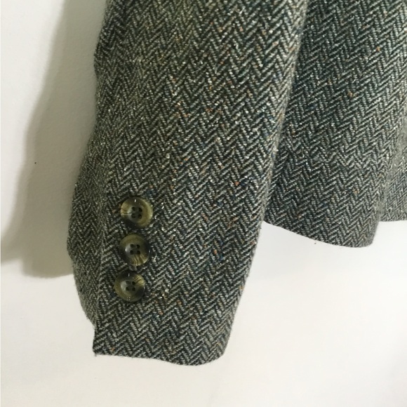 LL Bean Wool Herringbone Blazer - Picture 3 of 6